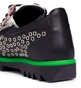 Thumbnail for your product : Nobrand Stella grommet leather sneakers