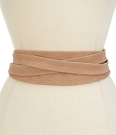ADA 3 Classic Wrap Textured Leather Belt