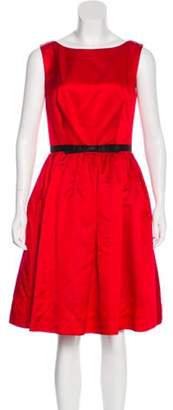 Jason Wu Sleeveless Silk Dress Red Sleeveless Silk Dress