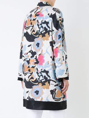 Etro floral print coat