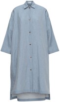 Thumbnail for your product : Loewe Anagram Linen & Cotton Mix Shirt Dress