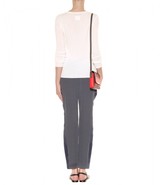 Thumbnail for your product : Marc by Marc Jacobs Juna printed silk straight-leg trousers