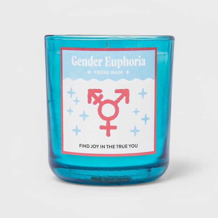 'Gender Euphoria' Flame Candle Blue Pride ShopStyle