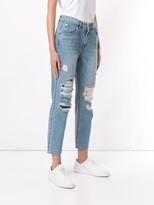 Thumbnail for your product : Sjyp Ripped Mom Fit Jeans