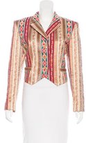 Thumbnail for your product : Valentino Embroidered Metallic Blazer