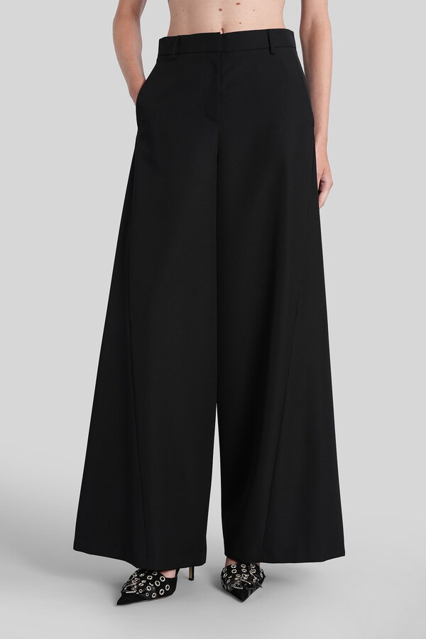 Blumarine Pants In Black Wool