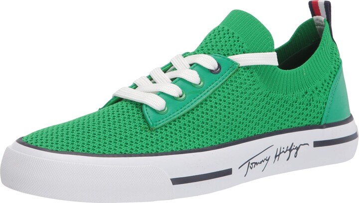 sexo Trueno revisión Tommy Hilfiger Women's Green Sneakers & Athletic Shoes | ShopStyle