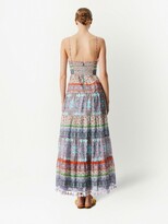 Thumbnail for your product : Alice + Olivia Mika tie-front tassel-hem dress