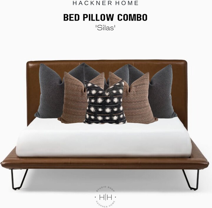 Bed Pillow Combo "Silas' | Combos, Moody Pillows, Neutral Sets, Groupings, Hackner Home
