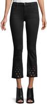 Thumbnail for your product : J Brand Selena Mid-Rise Crop Boot Jeans w/ Cutout Detail