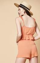Thumbnail for your product : Kendall & Kylie Ruffle Tassel Tank Top