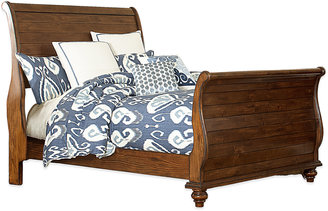 Hillsdale Pine Island Sleigh Bed with Rails