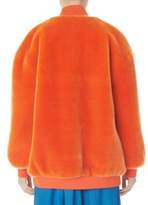Thumbnail for your product : Tibi Zip-Up Faux-Fur Track Jacket