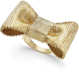 Kate Spade Gold-Tone Bow Statement Ring