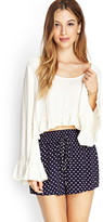 Thumbnail for your product : Forever 21 Polka Dot Woven Shorts