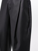 Thumbnail for your product : ANOUKI Tapered Wool Trousers