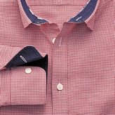 Thumbnail for your product : Charles Tyrwhitt Red puppytooth slim fit shirt