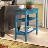 Thumbnail for your product : Three Posts Inman End Table With StorageA Table Base Color: Black, Table Top Color: Black