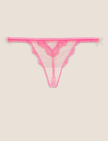 Thumbnail for your product : Marks and Spencer Eyelash Lace Thong