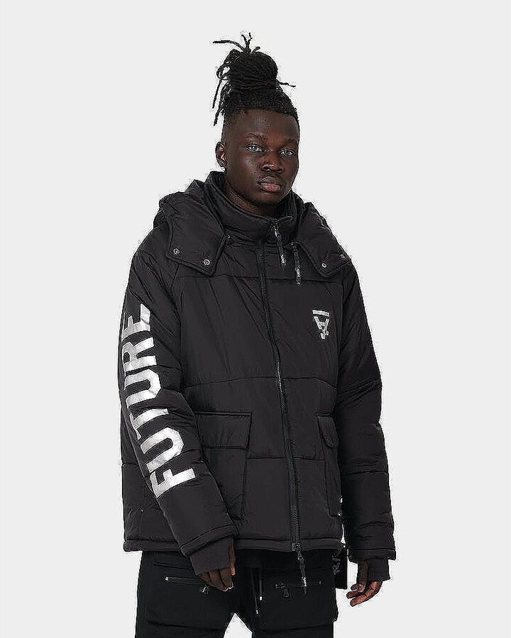 The Anti Order Mens Hyphen Atd Puffer Jacket V2 - Black/silver