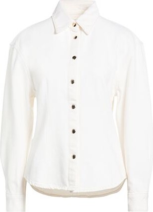 Frame The Sculpted Shirt Woman Denim shirt