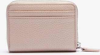 Lacoste Women’s Croco Crew Grained Leather Small Zip Coin Pouch