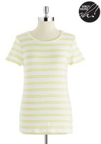 Thumbnail for your product : Lord & Taylor Striped Crew Neck Tee