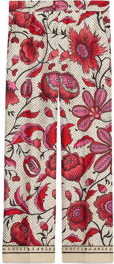 gucci floral fabric