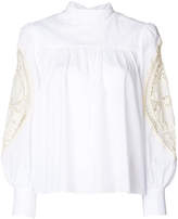 Thumbnail for your product : See by Chloe lace insert blouse