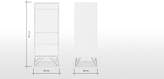 Thumbnail for your product : Elona Vanity Chest of Drawers, White Gloss