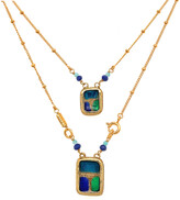 Thumbnail for your product : Gas Bijoux Blue and Green Collier Scapulaire Necklace
