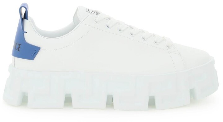 Versace White Men's Sneakers & Athletic Shoes | Shop the world's 