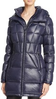 Thumbnail for your product : Calvin Klein Long Hooded Down Coat