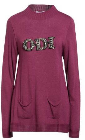 Womens Clothing Jumpers and knitwear Turtlenecks Red Odi Et Amo Jumper in Maroon 