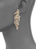 Thumbnail for your product : Adriana Orsini Pavé Crystal Leaf Drop Earrings