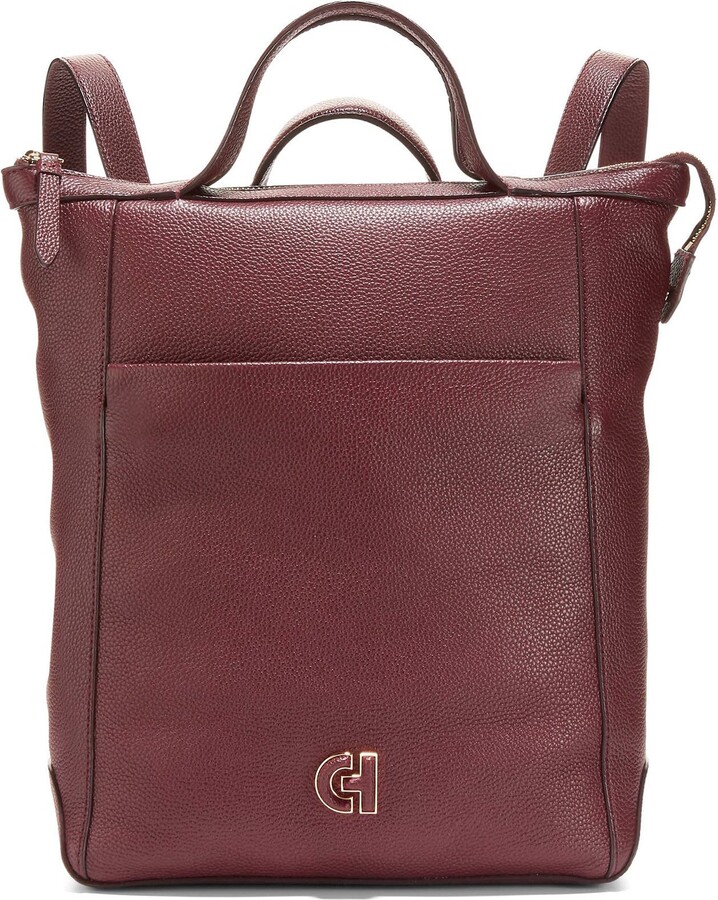 Cole Haan Small Grand Ambition Leather Convertible Luxe Backpack - ShopStyle