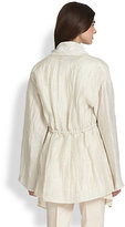 Thumbnail for your product : Lafayette 148 New York Lazara Long Drawstring Topper