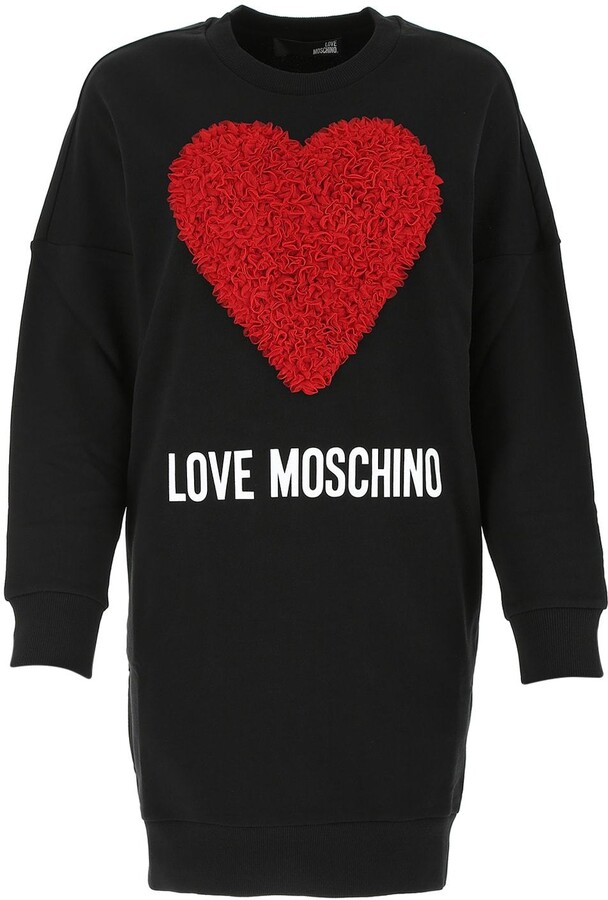 love moschino hoodie dress