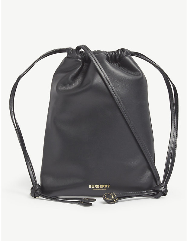 Burberry Logoprint leather crossbody bag ShopStyle