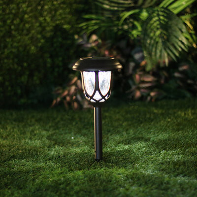Alpine Brown Solar Powered Integrated LED Pathway Light