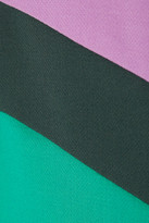 Thumbnail for your product : Marni Paneled wool and cotton-blend crepe mini dress