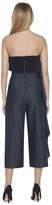 Thumbnail for your product : Alice + Olivia Elvira Ruffle Bustier Crop Jumpsuit