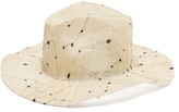 Thumbnail for your product : Reinhard Plank Hats - Norma Embroidered-sisal Hat - White Multi