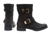 Thumbnail for your product : New Look Light Brown Double Buckle Strap Biker Boots