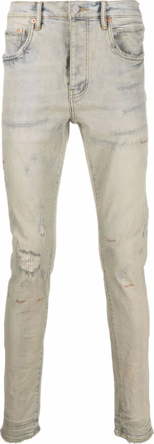 Purple Brand Distressed Skinny Jeans