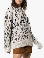 Thumbnail for your product : Calvin Klein geometric print knitted jumper