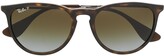 Thumbnail for your product : Ray-Ban Tortoiseshell Round Sunglasses