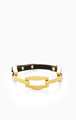 BCBGMAXAZRIA Leather-Link Bracelet