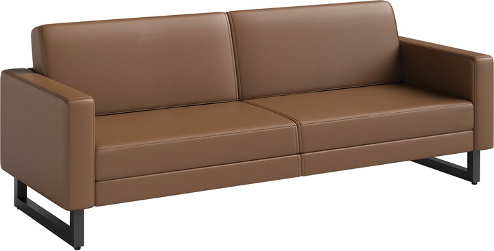 Safco Mirella Lounge Sofa, Vinyl, Adult