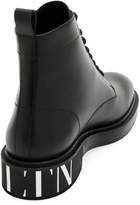 Thumbnail for your product : Valentino Men's Leather Lace-Up Boots